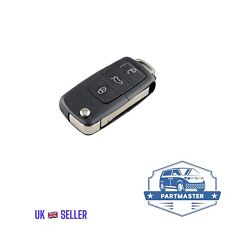 3 BUTTON REMOTE KEY SHELL CASE FOB FOR VOLKSWAGEN POLO GOLF CADDY SEAT MK6 SKODA