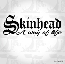 Skinhead Sticker Scooter side