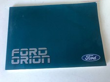 Vintage Ford Orion Owner’s