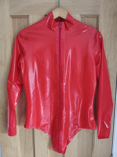 New latex rubber bodysuit - new,