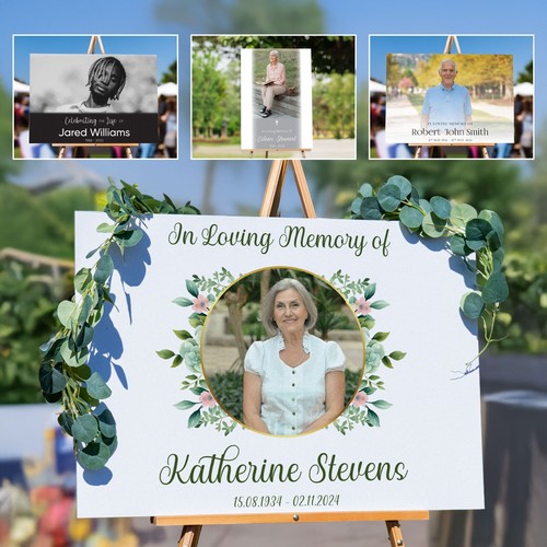 Memorial sign customised - sign,