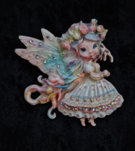 Fantasy fairy brooch - fairy, –