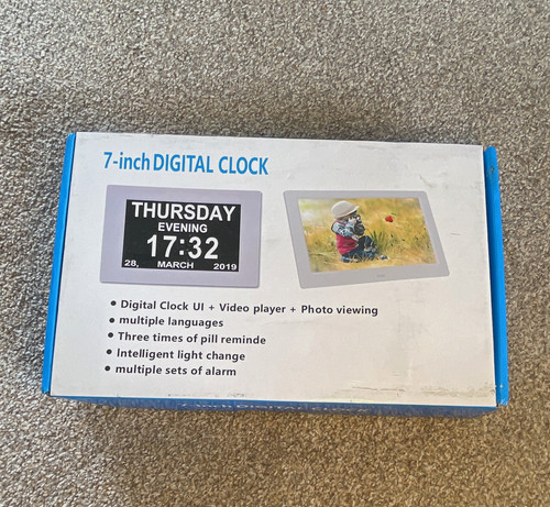 Inch digital dementia clock - inch,