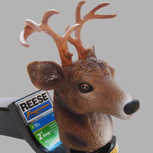 Whitetail deer antlers truck - whitetail,