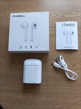 i7-mini TWS Wireless white Earphones Wireless Earbuds V5.0+EDR Charging Box