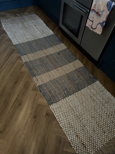 Made com jute wool runner - runner, rug