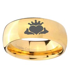 Irish claddagh engraved - irish,