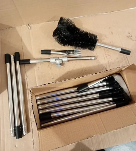 Chimney sweep brush rod set - chimney,
