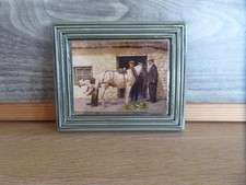 BLACKSMITH SHOE-ING HEAVY HORSE SUPER CERAMIC TILE, IDEAL FOR FARRIER BLACKSMITH