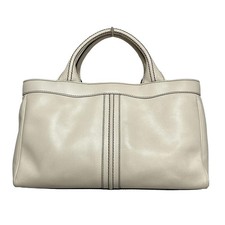 Auth Valextra J Bag - White