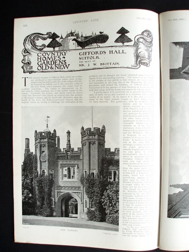 Giffords hall suffolk 1903 - giffords, hall,