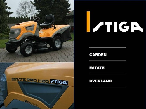 Stiga park estate pro ride - stiga,