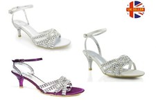 LADIES WOMENS KITTEN HEEL