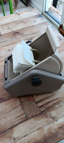 Vintage rotadex beige brown - rotadex,, beige/brown