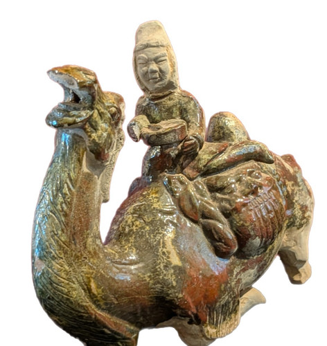 Chinese glazed pottery figures - chinese,