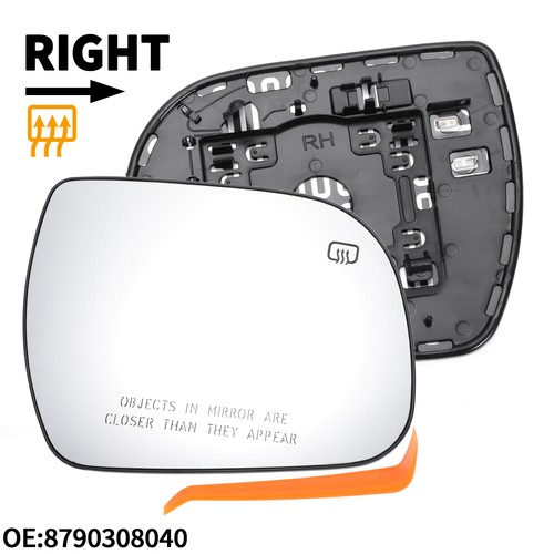 Heated right side mirror glass - side,