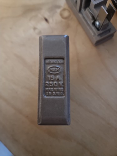 Memstar rewireable fuse 15a - rewireable,