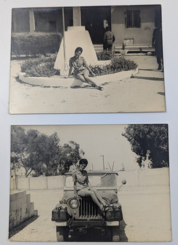 Two vintage israel idf female - two,