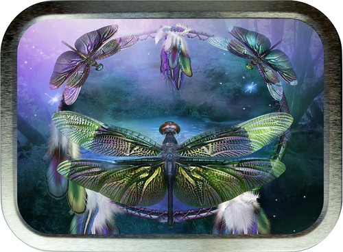 Dragonfly silver 2oz - silver,
