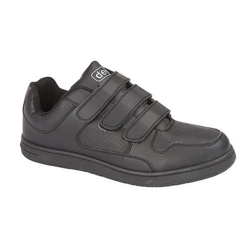 Mens wide fitting black - mens,