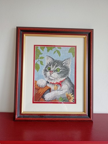 Tapestry needlepoint framed - tapestry,