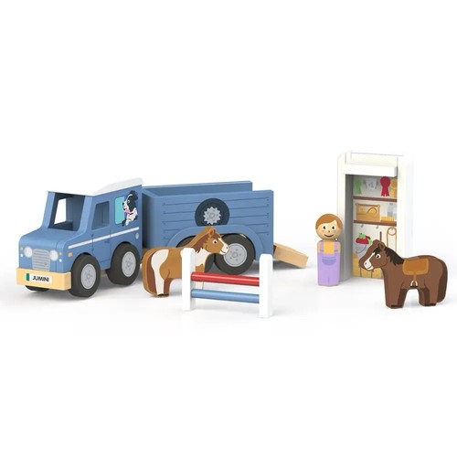 Jeep and horse - jeep, set