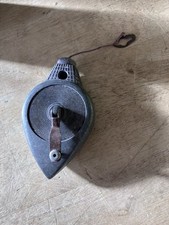 Vintage STANLEY Chalk O Matic Model 47-050 Chalk Line Plumb Bob
