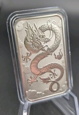 2019 Chinese Dragon Silver Bar