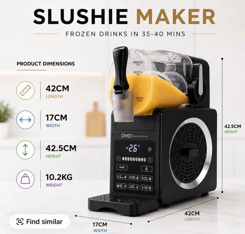 Dmd slushie machine - 1.9l,