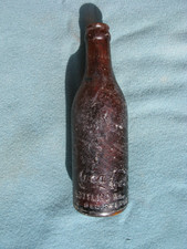 RARE Old Vintage Coca-Cola  Amber Brown Bottle Louisville KY ROUGH