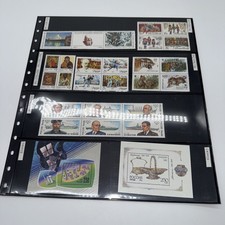 1990’s Selection of Russian Stamps On Front And Reverse of Display Sheet 