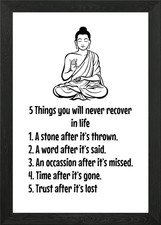 Buddha quotes Framed Wall Art