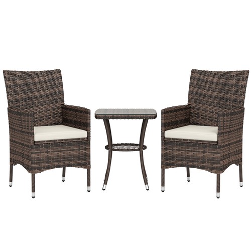 Outsunny rattan bistro - outsunny, set