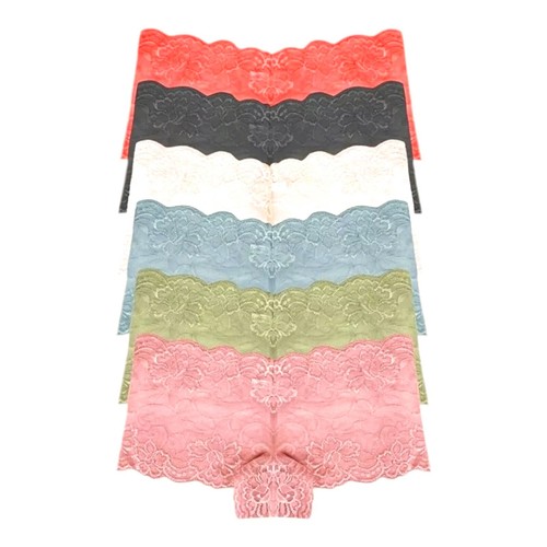 Lace boy short knickers - lace,