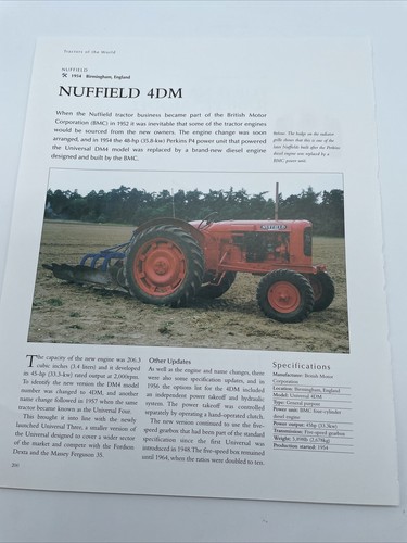 1954 nuffield 4dm vintage - nuffield,