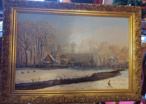 Robin davidson original oil - robin,