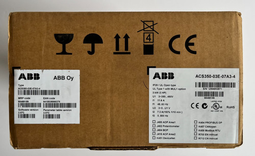 Abb inverter acs350 03e 07a3 - abb,