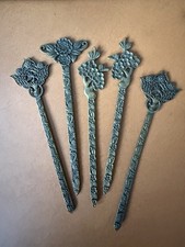 Antique brass bookmarks - brass, /