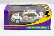 SCALEXTRIC MITSUBISHI LANCER EVO WRC C2682  Rare Collectors Club car with Lights