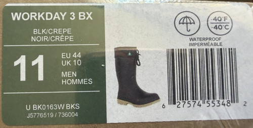 Size kamik workday 3 - size,