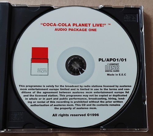 Coca cola planet live audio - coca,