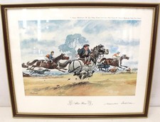 NORMAN THELWELL Also Ran SIGNED VINTAGE Cartoon Art Print 1979 FRAMED - C68