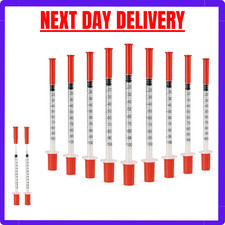 10-Pack 1mL Precision Syringes with 31G 8mm Fine Tip – Individually Sealed