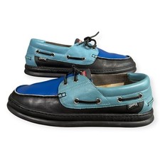 Camper Twins Boat Shoes UK 6 EU 40 Blue Leather ExtraLight Excellent Condition