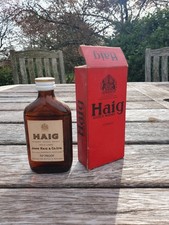 EMPTY miniature bottle of Haig
