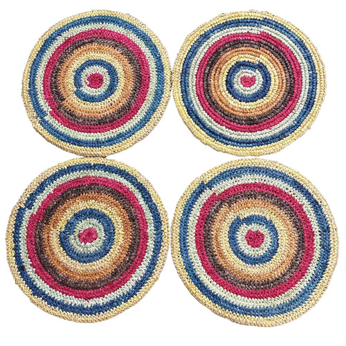 Set vintage wicker woven - set, of