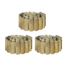 Wooden border edging log - log, roll