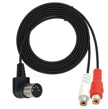 5Pin Din  to Dual RCA Audio