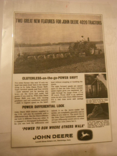 Vintage john deere 4020 - john,