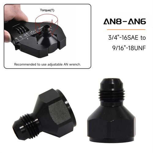 2pcs 8an an8 female an6 - an8, 6an